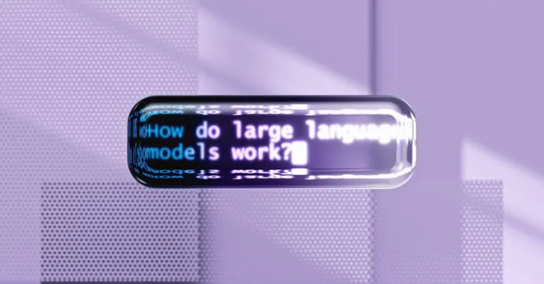 Abstrakcyjna grafika ilustrująca wpływ AI na nowoczesny biznes